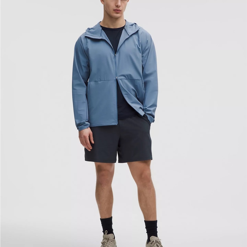 Lululemon Men Pace Breaker Linerless Short 5", navy, size XXL